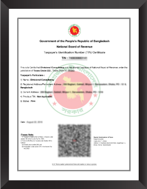 Tin Certificate